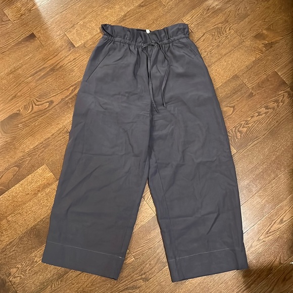 The Group By Babaton - Linen Slate Grey Pants with Drawstring - Picture 1 of 3